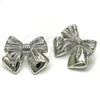 White Gold Filled Ring — Stud Earring Bow Design Polished 02.60. — alternate product view — SKU 156770 | Oro Laminado Blanco anillo — Stud Earring Bow diseño pulido 02.60. — SKU 156770