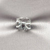 Rhodium Plated Multi Stone Ring, Bow Design, with White Cubic Zirconia, Polished, Rhodium Finish, 01.60.0026.1 (One size fits all)