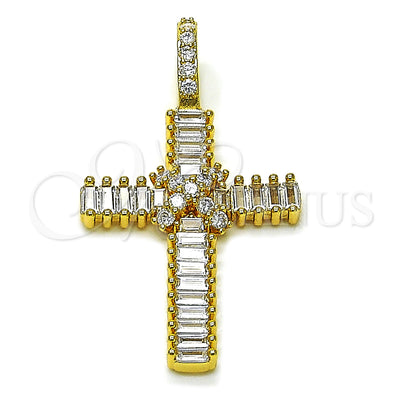 Gold Filled Gold-Filled Cross and Baguette Pendant 05.342.0232 for wholesale, main product view