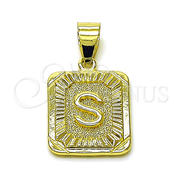 Gold Filled Pendant — Fancy Pendant Initials Design Polished 05. — main product view — SKU 156825 | Oro Laminado dije — elegante Pendant Initials diseño pulido 05. — SKU 156825