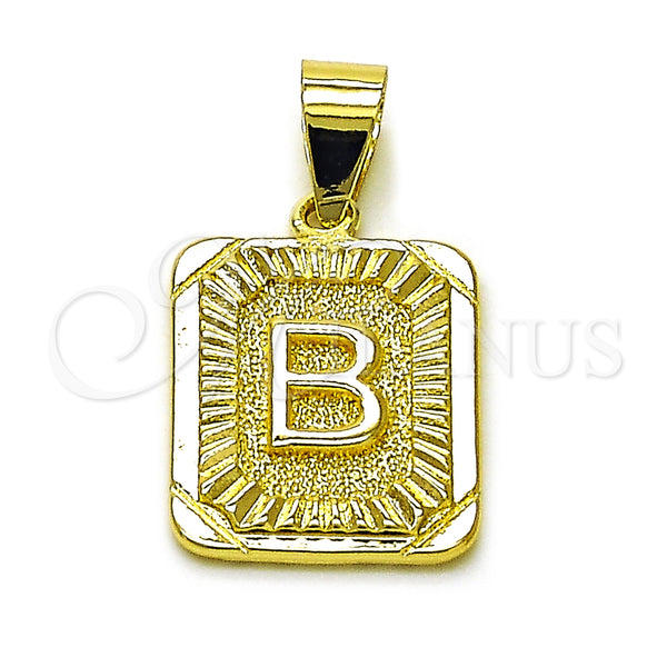 Gold Filled Pendant — Fancy Pendant Initials Design Diamond Cutting 05. — main product view — SKU 156828 | Oro Laminado dije — elegante Pendant Initials diseño Diamond Cutting 05. — SKU 156828