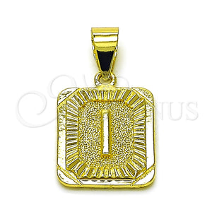 Gold Filled Pendant — Fancy Pendant Initials Design Diamond Cutting 05. — main product view — SKU 156834 | Oro Laminado dije — elegante Pendant Initials diseño Diamond Cutting 05. — SKU 156834