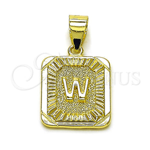 Gold Filled Pendant — Fancy Pendant Initials Design Diamond Cutting 05. — main product view — SKU 156836 | Oro Laminado dije — elegante Pendant Initials diseño Diamond Cutting 05. — SKU 156836