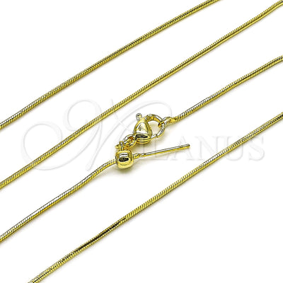 Collar de Oro Laminado 04.341.0132.20 por Mayoreo, vista principal del producto