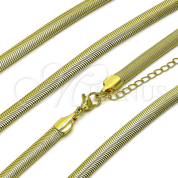 Gold Filled Necklace — Basic Necklace Rat Tail Design Polished 04. 06 — main product view — SKU 156895 | Oro Laminado collar — básico Necklace Rat Tail diseño pulido 04. 06 — SKU 156895
