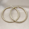 Oro Laminado Extra Large Hoop, Gold Filled Style Hollow Design, Polished, Golden Finish, 02.213.0754.80