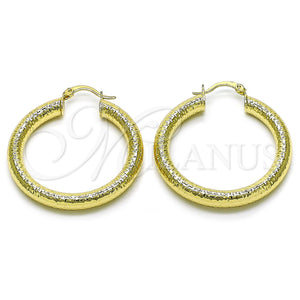 Gold Filled Hoop Earrings — Medium Hoop Hollow Design Diamond Cutting 02. — main product view — SKU 156959 | Oro Laminado aretes de aro — Medium Hoop Hollow diseño Diamond Cutting 02. — SKU 156959