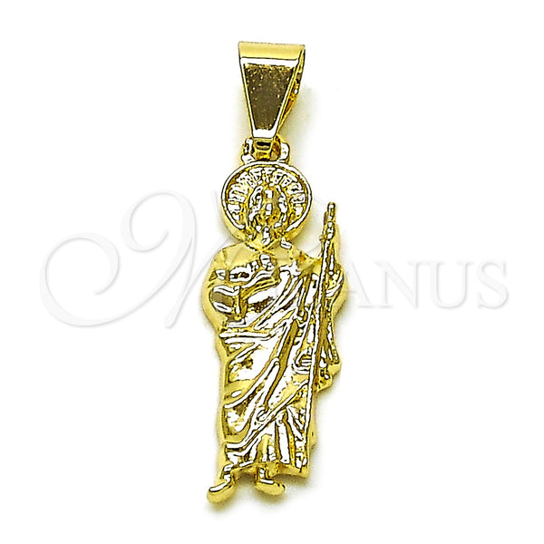 Gold Filled Pendant — Fancy Pendant San Judas Design Polished 05. — main product view — SKU 157021 | Oro Laminado dije — elegante Pendant San Judas diseño pulido 05. — SKU 157021