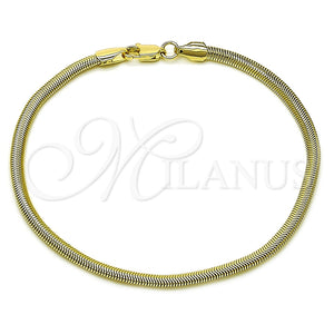 Gold Filled Bracelet — Basic Bracelet Rat Tail Design Polished 03. 03 — main product view — SKU 157027 | Oro Laminado brazalete — básico Bracelet Rat Tail diseño pulido 03. 03 — SKU 157027