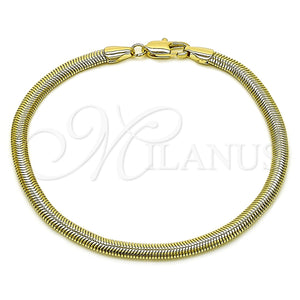 Gold Filled Bracelet — Basic Bracelet Rat Tail Design Polished 04. 04 — main product view — SKU 157028 | Oro Laminado brazalete — básico Bracelet Rat Tail diseño pulido 04. 04 — SKU 157028