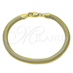 Gold Filled Bracelet — Basic Bracelet Rat Tail Design Polished 03. 05 — main product view — SKU 157029 | Oro Laminado brazalete — básico Bracelet Rat Tail diseño pulido 03. 05 — SKU 157029