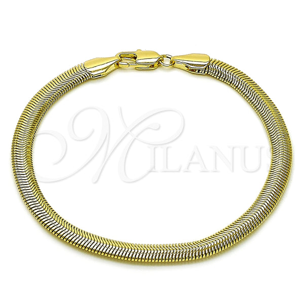Gold Filled Bracelet — Basic Bracelet Rat Tail Design Polished 03. 05 — main product view — SKU 157029 | Oro Laminado brazalete — básico Bracelet Rat Tail diseño pulido 03. 05 — SKU 157029