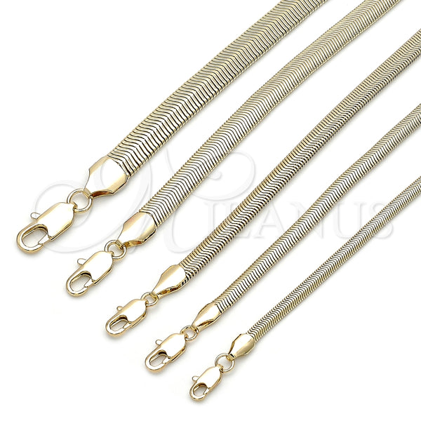 Gold Filled Bracelet — Basic Bracelet Rat Tail Design Polished 03. 08 — alternate product view — SKU 157030 | Oro Laminado brazalete — básico Bracelet Rat Tail diseño pulido 03. 08 — SKU 157030