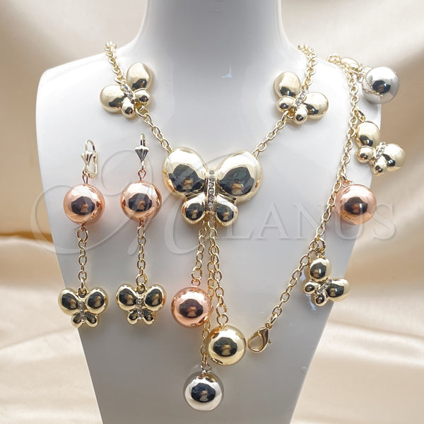 Gold Filled Ring — Necklace Bracelet Earring and Ring Butterfly and Ball — alternate product view — SKU 157035 | Oro Laminado anillo — Necklace Bracelet Earring and Ring mariposa and Ball — SKU 157035