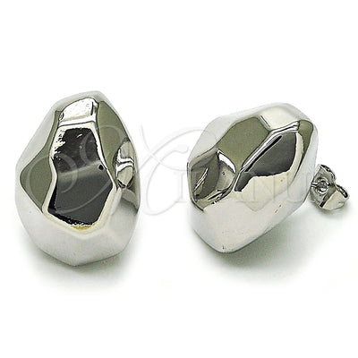 White Gold Filled Rhodium Gold-Filled Hollow Earrings 02.195.0299.1 for wholesale, main product view