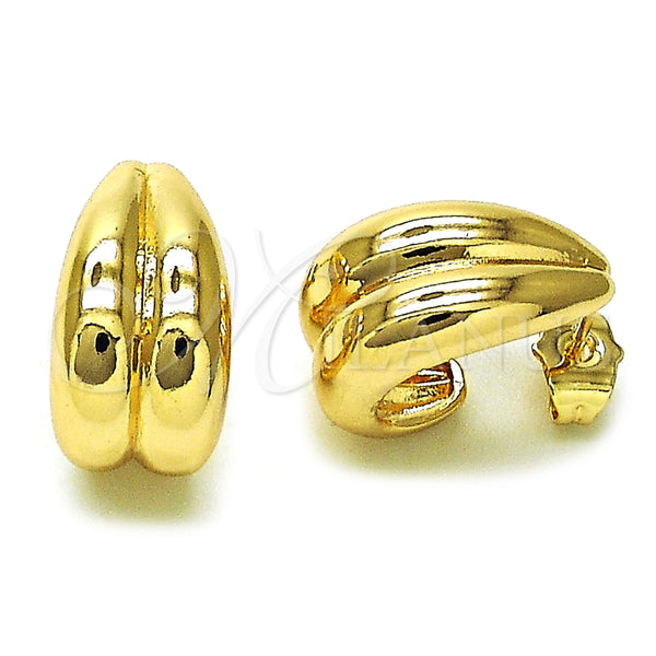 Gold Filled Ring — Stud Earring Polished 02. — alternate product view — SKU 157129 | Oro Laminado anillo — Stud Earring pulido 02. — SKU 157129