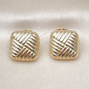 Gold Filled Ring — Stud Earring Polished 02. — main product view — SKU 157130 | Oro Laminado anillo — Stud Earring pulido 02. — SKU 157130