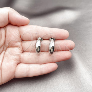 White Gold Filled Ring — Stud Earring with White Micro Pave Polished 02. — main product view — SKU 157155 | Oro Laminado Blanco anillo — Stud Earring with blanco Micro Pave pulido 02. — SKU 157155