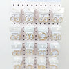 Medium Rotating Display, 72 Assorted Hoops Earrings, Oro Laminado with Free Display