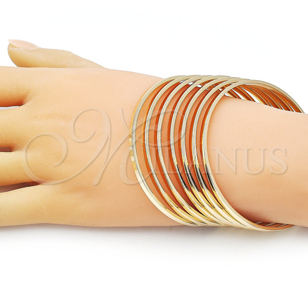 Gold Filled Jewelry — Semanario Bangle Polished 07.63. 03 MM Thickness Size — alternate product view — SKU 157165 | Oro Laminado joyería — Semanario Bangle pulido 07.63. 03 MM Thickness Size — SKU 157165