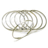 Rhodium Gold Filled Semanario Bangle, Polished, Rhodium Finish, 07.63.0207.1.05 (03 MM Thickness, Size 5 (2.50 Diameter))