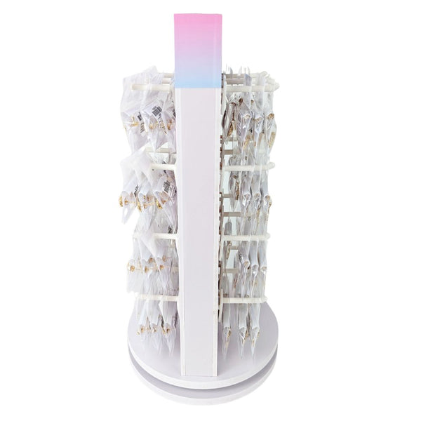 Gold Filled Jewelry — Small Rotating Display 72 Assorted Studs with Free — alternate product view — SKU 157182 | Oro Laminado joyería — Small Rotating Display 72 Assorted Studs with Free — SKU 157182