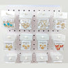 Small Rotating Display, 36 Assorted Earring Pendant Sets , Oro Laminado with Free Display