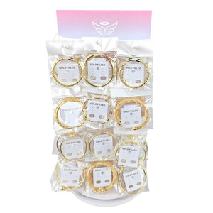 Gold Filled Jewelry — Small Rotating Display 36 Bangles with Free Display — main product view — SKU 157191 | Oro Laminado joyería — Small Rotating Display 36 Bangles with Free Display — SKU 157191