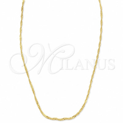 Dorado Oro Laminado Collar, vista principal del producto por Mayoreo, vista principal del producto