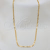 Oro Laminado Basic Necklace, Gold Filled Style Mariner Design, Polished, Golden Finish, 04.32.0007.16