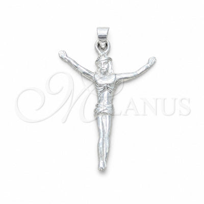 Sterling Silver Religious Pendant, Cross Design, Polished, Silver Finish, 05.392.0086 for wholesale, main product view