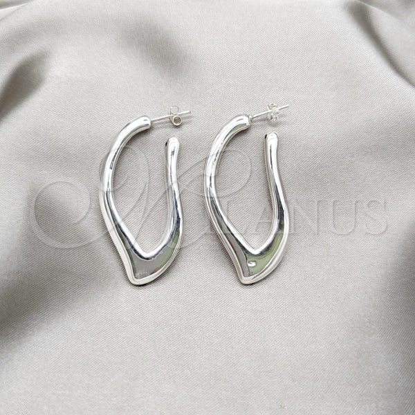 Sterling Silver Ring — Stud Earring Polished 02. — main product view — SKU 157380 | Plata 925 anillo — Stud Earring pulido 02. — SKU 157380