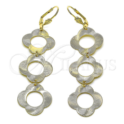 Gold Filled Gold-Filled Four-Leaf Clover Earrings 5.093.006.1 for wholesale, main product view