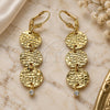 Oro Laminado Long Earring, Gold Filled Style Polished, Golden Finish, 5.065.007.1