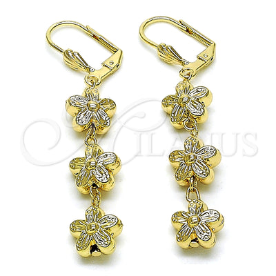 Gold Filled Gold-Filled Flower Earrings 5.112.006.1 for wholesale, main product view