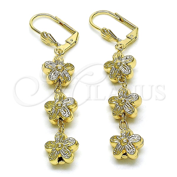 Gold Filled Ring — Long Earring Flower Design Polished 5. — main product view — SKU 157413 | Oro Laminado anillo — largo Earring flor diseño pulido 5. — SKU 157413