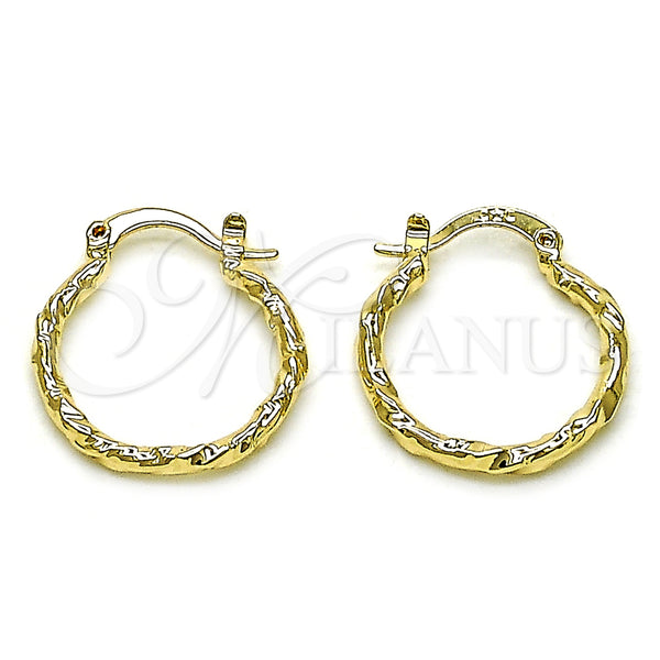Gold Filled Hoop Earrings — Small Hoop Polished 02.63. — main product view — SKU 157414 | Oro Laminado aretes de aro — aro pequeño pulido 02.63. — SKU 157414