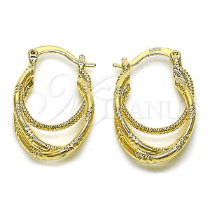Gold Filled Hoop Earrings — Small Hoop Diamond Cutting 02.63. — main product view — SKU 157417 | Oro Laminado aretes de aro — aro pequeño Diamond Cutting 02.63. — SKU 157417