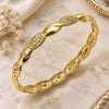 Oro Laminado Individual Bangle, Gold Filled Style Polished, Golden Finish, 5.231.006.1.05 (08 MM Thickness, Size 5 (2.50 Diameter))