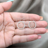 Sterling Silver Small Hoop, Polished, Silver Finish, 02.409.0006.15