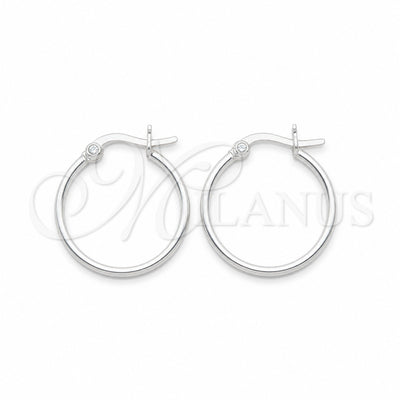 Sterling Silver Small Hoop, Polished, Silver Finish, 02.409.0006.20 for wholesale, main product view
