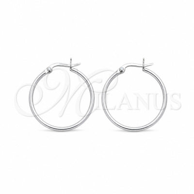 Sterling Silver Small Hoop, Polished, Silver Finish, 02.409.0006.25 for wholesale, main product view