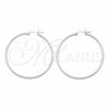 Sterling Silver Small Hoop, Polished, Silver Finish, 02.409.0006.40