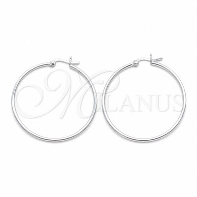 Sterling Silver Small Hoop, Polished, Silver Finish, 02.409.0006.50 for wholesale, main product view