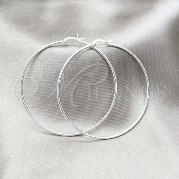 Sterling Silver Hoop Earrings — Small Hoop Polished 02. — main product view — SKU 157496 | Plata 925 aretes de aro — aro pequeño pulido 02. — SKU 157496