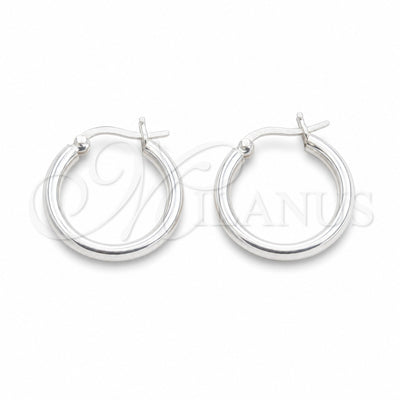 Sterling Silver Small Hoop, Polished, Silver Finish, 02.409.0007.20 for wholesale, main product view