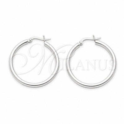 Sterling Silver Small Hoop, Polished, Silver Finish, 02.409.0007.30 for wholesale, main product view