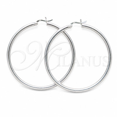 Sterling Silver Small Hoop, Polished, Silver Finish, 02.409.0007.50 for wholesale, main product view