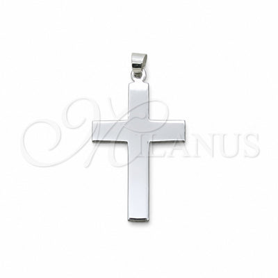 Sterling Silver Religious Pendant, Cross Design, Polished, Silver Finish, 05.392.0094 for wholesale, main product view