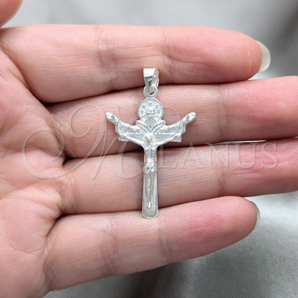 Sterling Silver Pendant — Religious Pendant Polished 05. — alternate product view — SKU 157508 | Plata 925 dije — Religious Pendant pulido 05. — SKU 157508